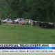 Richard's Disposal truck overturns in Jackson