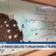 Wall of Heroes dedicated to organ donors at Forrest General Hospital