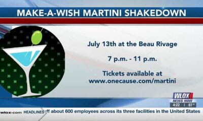Happening July 13: Make-A-Wish hosting Martini Shakedown at Beau Rivage