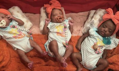 ‘Blessed beyond belief:’ Jefferson Davis Co. woman overcomes medical odds, gives birth to triplet...