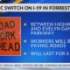 Traffic switch underway on I-59 in Forrest County
