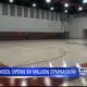 Caledonia High School had a walkthrough for their brand-new gymnasium