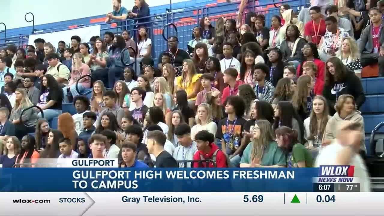Gulfport High School welcomes freshmen to campus on first day