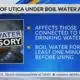 Boil water noticed issued for Town of Utica