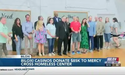 Biloxi casinos donate $85K in cash and kind to Mercy Cross Homeless Center