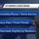 A tropical humidity plume means widespread storms Wednesday
