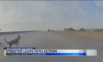 Brave Escambia County K-9 hailed hero, receives Smiles Behind the Shield award
