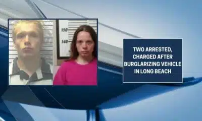 Two arrested, charged after burglarizing vehicle in Long Beach