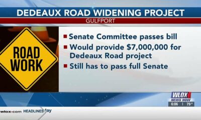 Senate to vote on infrastructure bill sending $7M to Gulfport for Dedeaux Rd. project