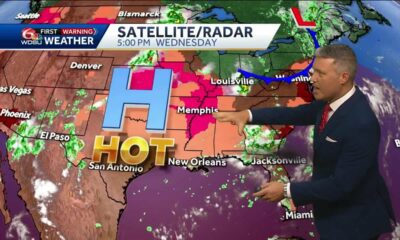 Tracking new developments in possible tropical formation tracks while dangerous heat continues