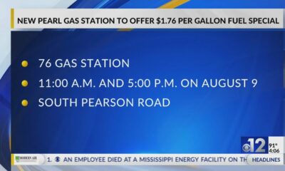 New Pearl gas station to offer $1.76 per gallon fuel special