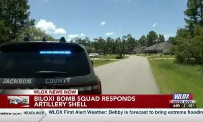 Bomb Squad removes apparent unexploded military artillery shell in Jackson County
