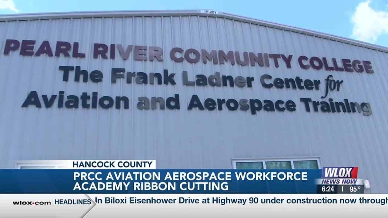 Pearl River Community College Aviation and Aerospace Workforce Academy holds ribbon cutting