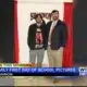 Principals take first day school pictures with family