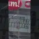 Drone power washes outside of KFC Yum! Center