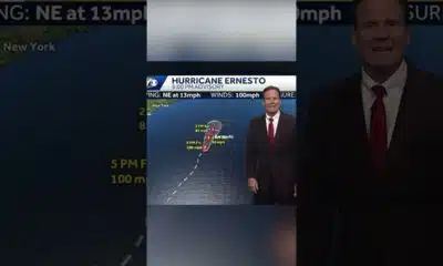 Hurricane Ernesto headed toward Bermuda
