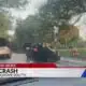 Car overturns near Tower Grove Park