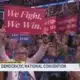 Joe Biden’s exit, talk of the glass ceiling, a civil rights hero. Takeaways from Day 1 of the DNC