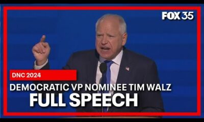 Tim Walz accepts Democratic nomination for vice president in DNC speech