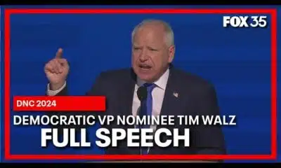 Tim Walz accepts Democratic nomination for vice president in DNC speech