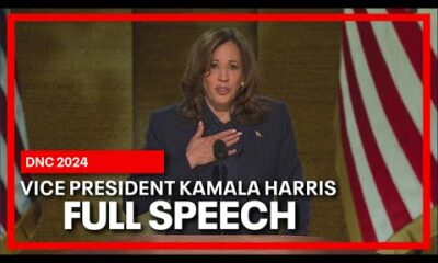 Kamala Harris at DNC summons Americans to reject divisions and defeat threat of Trump's candidacy