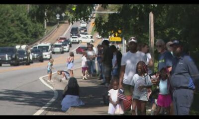 Procession for Paulding County Deputy Brandon Cunningham