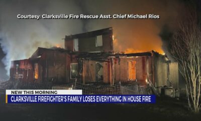 Clarksville firefighter’s family loses everything following house fire