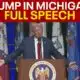 Trump in Michigan: FULL SPEECH