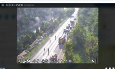 Crash on I-64 East in southern Indiana creating traffic jam