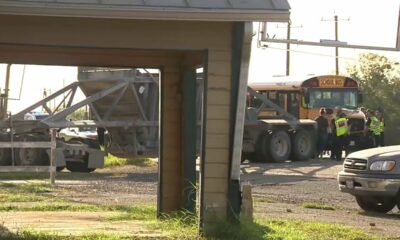 Several children injured after East Central ISD bus crashes with big rig, district says