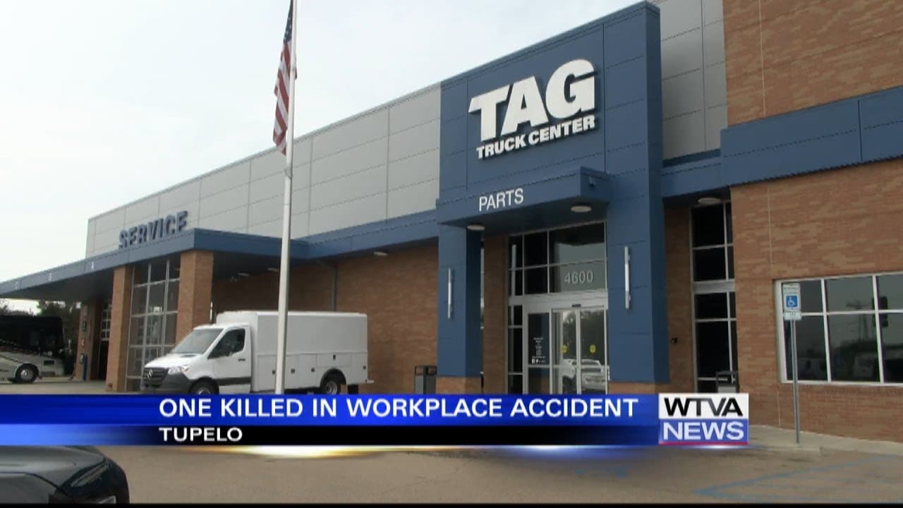 One person killed in workplace accident in Tupelo