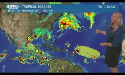 Friday 12 pm Tropical Update: Invest 90 brings tropical rain to the Gulf Coast
