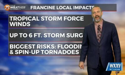 09/11 Ryan's "Hurricane Francine" Wednesday Morning Forecast