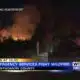 Crews battling large fire in Montgomery County