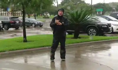 Jim Cantore Reports on Hurricane Francine in Morgan City, LA