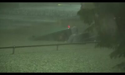 Rescue during Francine: Person in truck saved during Hurricane Francine flooding