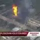 Pipeline explosion in Houston area
