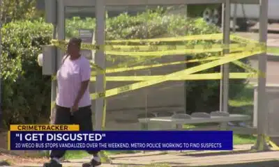 At least 50 WeGo bus shelters vandalized in the span of 3 weeks
