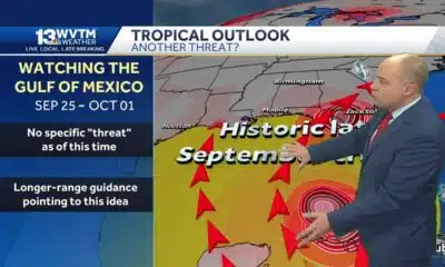 Alabama's weather forecast will be hot and dry as we look to the Gulf for a new tropical threat f...
