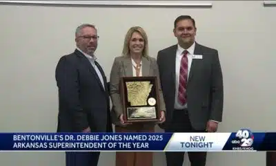 Bentonville Debbie Jones awarded 2025 superintendent of the year