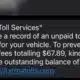 Avoiding toll road collection scams
