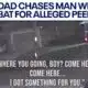 Florida father, holding beer and baseball bat, chases alleged 'Peeping Tom' from daughter's window