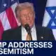 Trump discusses fighting antisemitism | FOX 5 News