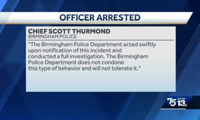 Birmingham police officer arrested, charged with domestic violence/strangulation