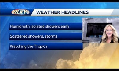 Monday:  Rain in the forecast this week