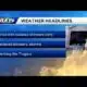 Monday:  Rain in the forecast this week