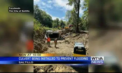 Saltillo’s $1.1 million project to help with flooding is underway