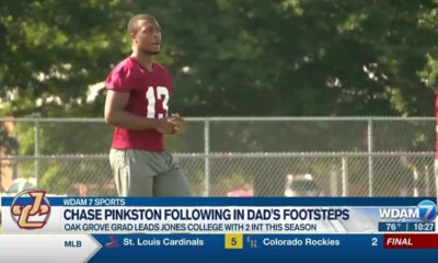 Chase Pinkston following dad's footsteps, honing craft at Jones College