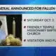 Visitation, funeral services announced for fallen police officer