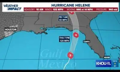 Tracking Hurricane Helene: Latest path, cone and information on the Cat. 2 storm